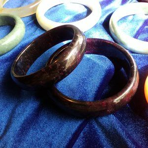 Darker Burgundy Agate 60 mm Bracelet